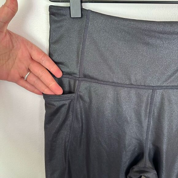 Athleta Inclination Shimmer Moto UPF Legging Tall Size - Picture 5 of 10